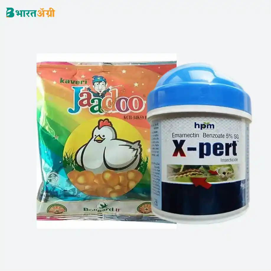 Cotton Seed Kit - (Jaadoo Cotton Seed + HPM Xpert) - Krushidukan_1