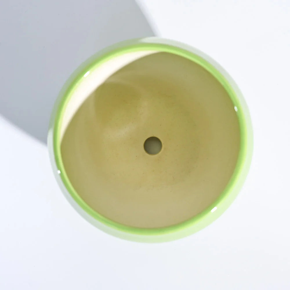 Ugaoo Apple Light Green Ceramic Pot