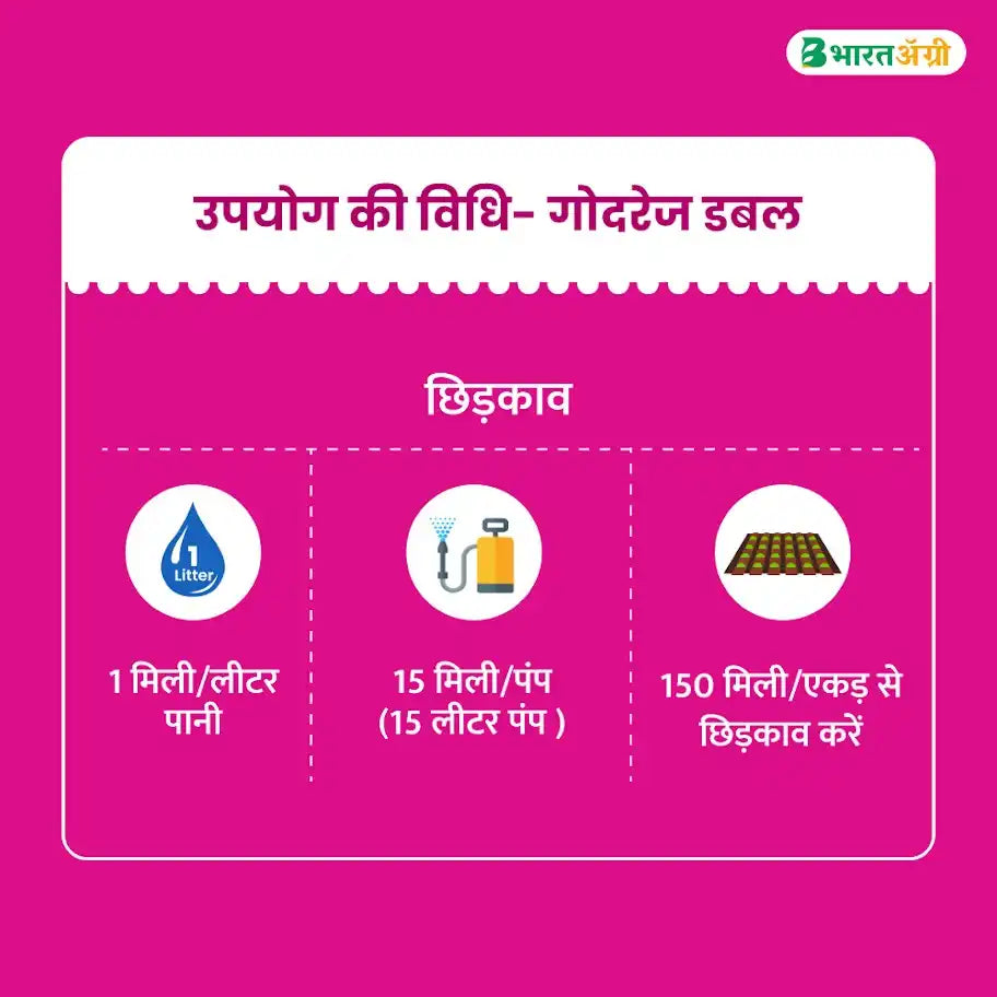 Godrej Double (Homobrassinolide 0.04%) Plant Growth Promoter