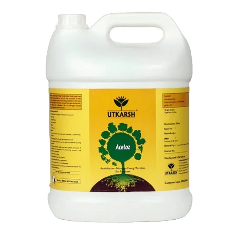 Utkarsh Acetoz (Acetobacter-Nitrogen Fixing Microbes) Bio Fertilizer