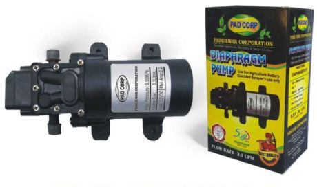 Pad Corp Sprayer Motor With Diaphragm 4.1 LPM. - Krushidukan_1