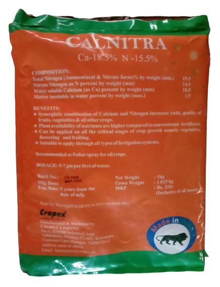 Cropex Plant Growth Nutrient CALNITRA - BharatAgri Krushidukan_2