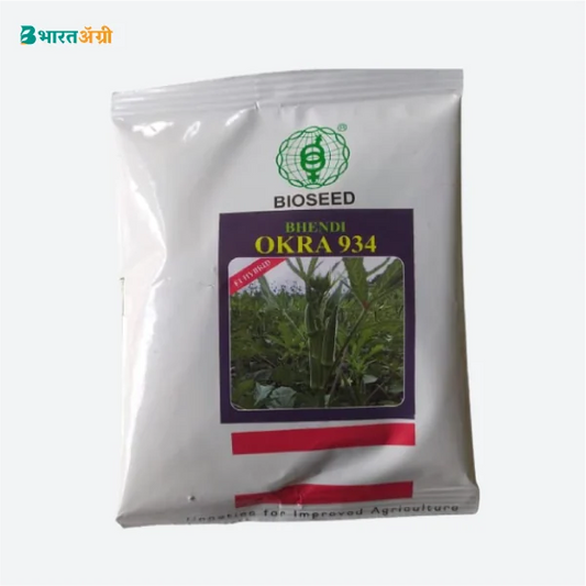 Bioseed 934 Hybrid Okra Seeds - BharatAgri Krushidukan