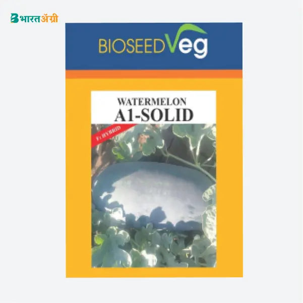 Bioseed A1 Solid Watermelon Seeds - BharatAgri Krushidukan