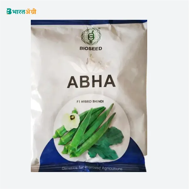 Bioseed Abha F1 Hybrid Bhindi Seeds - BharatAgri Krushidukan