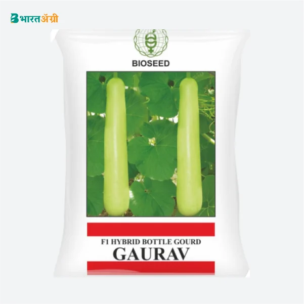 Bioseed Gaurav Bottle Gourd Seeds - BharatAgri Krushidukan