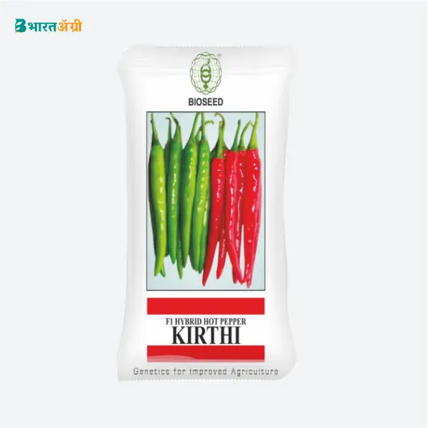 Bioseed Kirthi Hot Pepper Chilli Seeds - Krushidukan