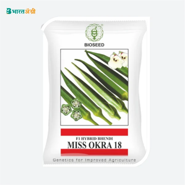 Bioseed Miss Okra 18 Seeds - BharatAgri Krushidukan