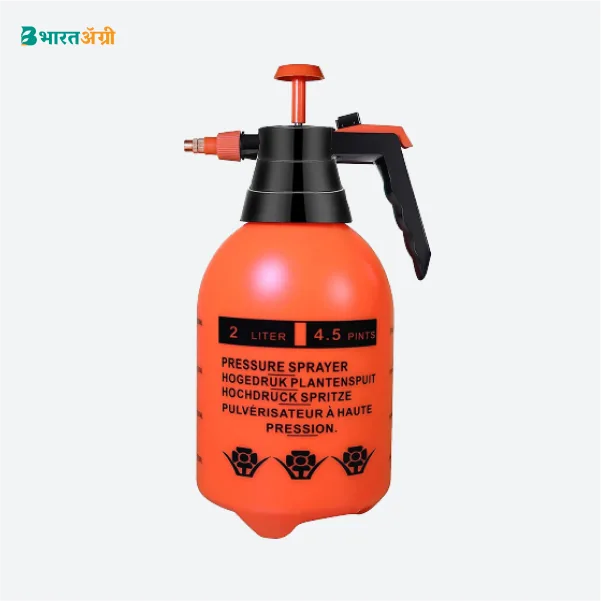 FarmEarth Garden Spray Pump Bottle - 2 Litre (Orange) - Krushidukan_1
