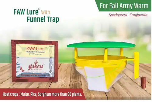 Green Revolution Funnel Trap With FAW Lure - BharatAgri Krushidukan_1