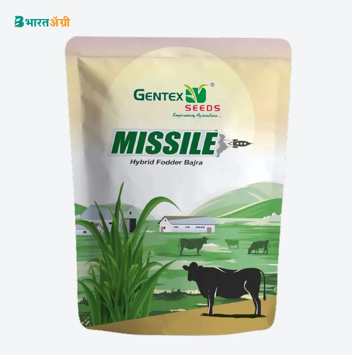 Gentex Missile Hybrid Fodder Bajra | BharatAgri Krushidukan