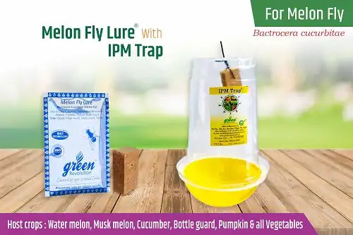 Green Revolution IPM Trap + Melon Fly Lure - BharatAgri Krushidukan_1