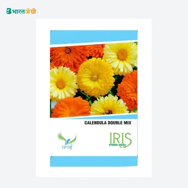 Iris Imported Calendula Double Mix Seeds - BharatAgri