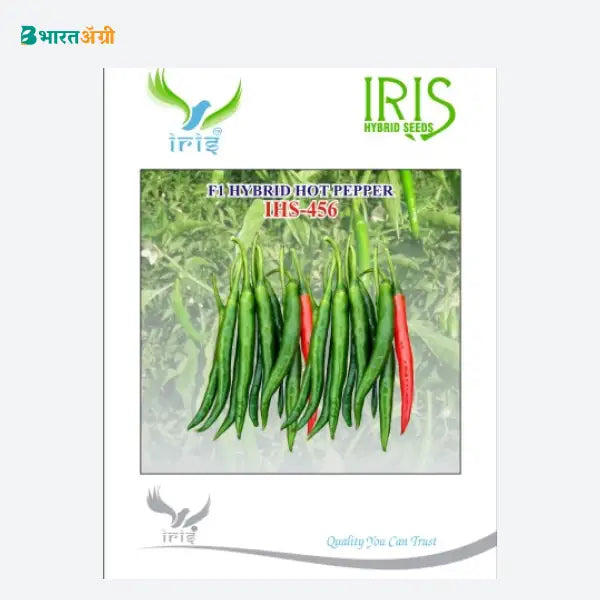 Iris IHS 456 F1 Hot Pepper Seeds - BharatAgri Krushidukan