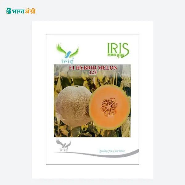 Iris Melon 123 F1 Muskmelon Seeds - BharatAgri Krushidukan