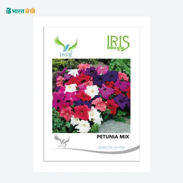 Iris Imported Petunia Mix Flower Seeds - BharatAgri