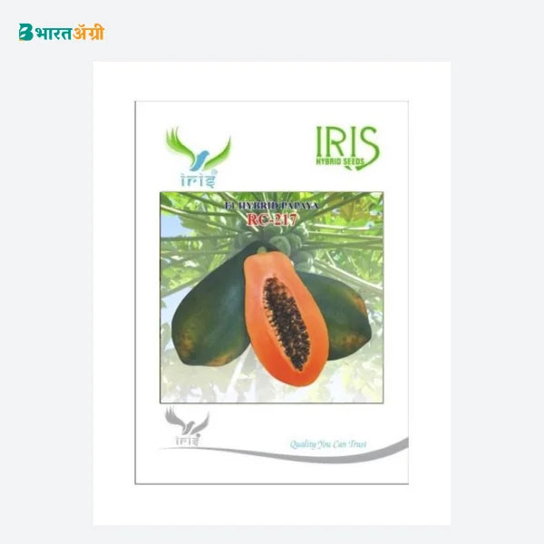 Iris RC 217 F1 Papaya Seeds - BharatAgri Krushidukan