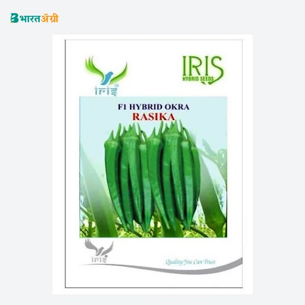 Iris Rasika F1 Okra Seeds - BharatAgri Krushidukan