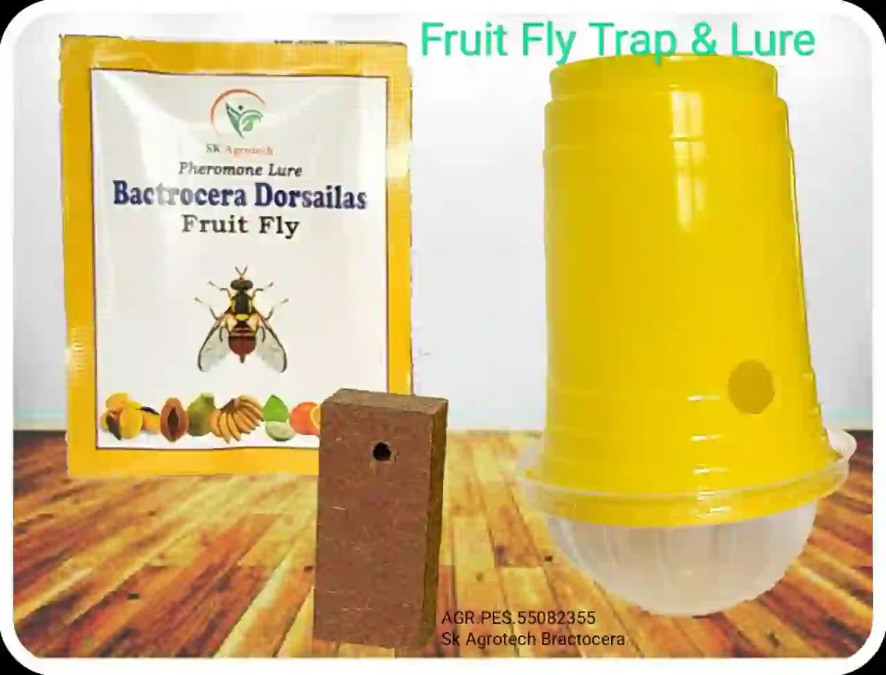 SK Agrotech Pheromone Eco Trap with Fruit Fly Lure - Krushidukan_1