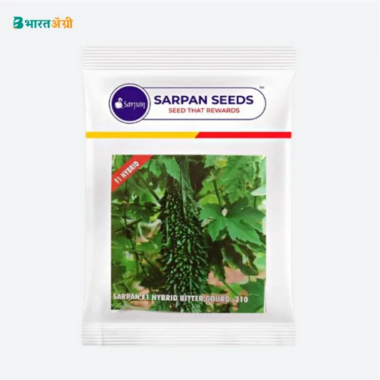 Sarpan 210 F1 Hybrid Bitter Gourd Seeds - BharatAgri Krushidukan_1