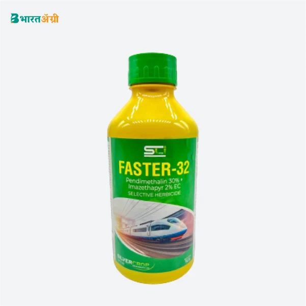 Silver Crop Faster-32 (Pendimethalin 30% + Imazethapyr 2% EC) Herbicide | BharatAgri