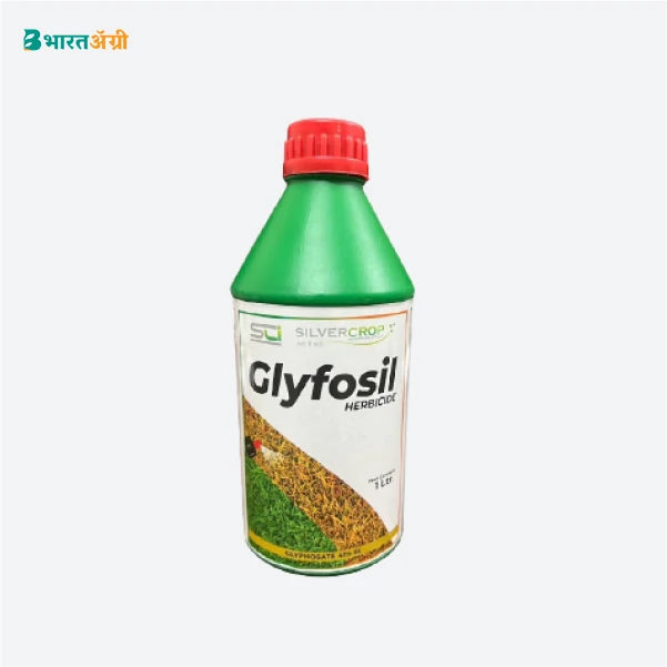 Silver Crop Glyfosil (Green) Glyphosate 41% SL Weedicide | BharatAgri