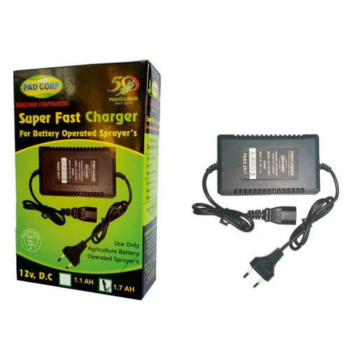 Sprayer Pump Battery Charger 1.7 Amp from Pad Corp - Krushidukan_1
